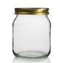 1lb Glass Honey Jar