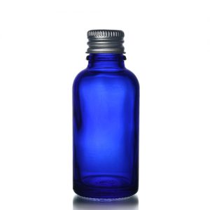 30ml Blue Glass Dropper Bottle With Aluminium Cap