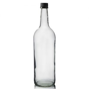 Clear Glass Mountain Bottle