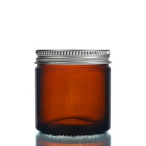 60ml Amber Ointment Jar with Aluminium Cap