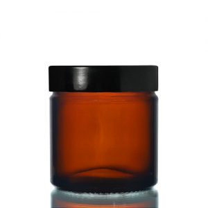 60ml Amber Ointment Jar with Screw Cap