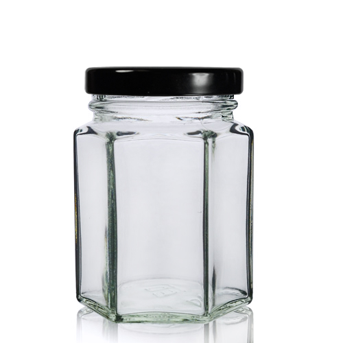 110ml Hexagonal Jar with Twist Lid