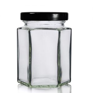 Ampulla Ltd 25ml Cylindrical Plastic Jar & 48mm Screw Cap (Choose Your Cap Colour: Black)