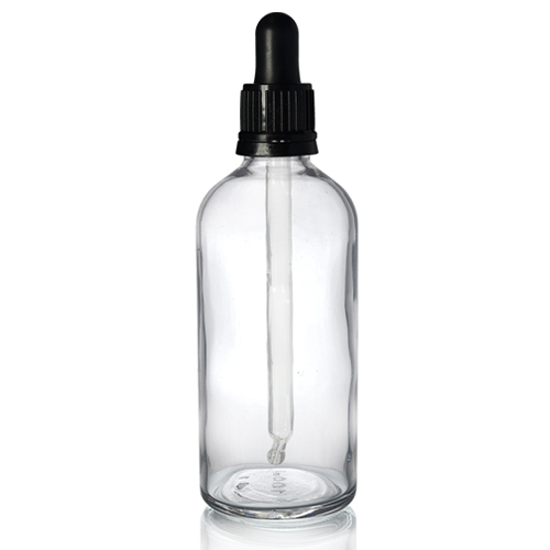 100ml glass bottle with pipette