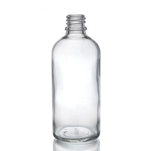 100ml Clear Glass Dropper Bottle