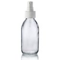 125ml Clear Glass Bottle With Spray