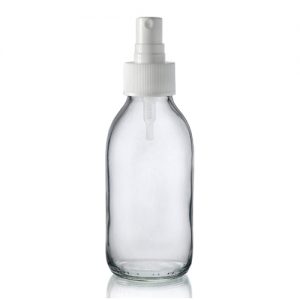 150ml Clear Glass Bottle With Spray