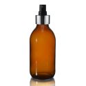 200ml Amber Sirop Bottle with Premium Atomiser