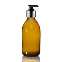 250ml Amber Glass Bottle With Premium Pump