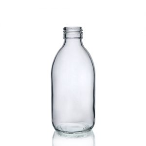 250ml Clear Glass Sirop Bottle