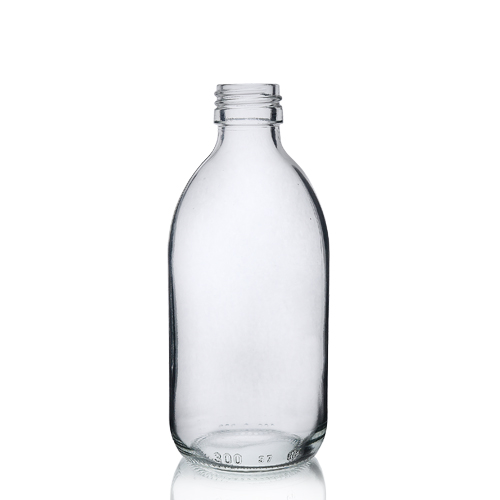 300ml Clear Glass Medicine Bottle