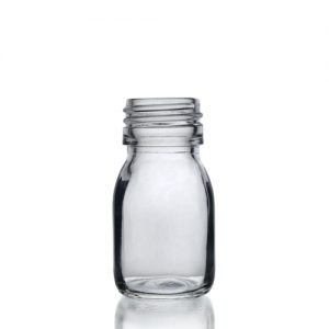 30ml Clear Glass Sirop Bottle