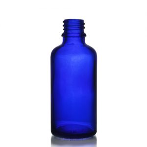 50ml Blue Glass Dropper Bottle