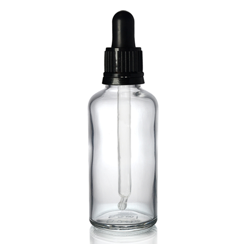 50ml glass dropper bottle with pipette