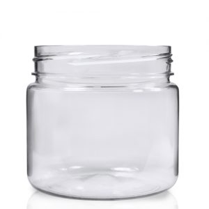 1000ml Clear Round Plastic Jar