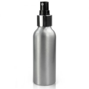 100ml Aluminium Bottle With Atomiser Spray