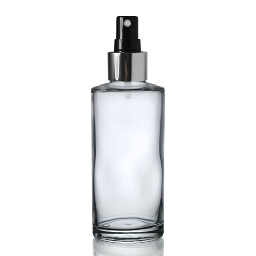 100ml Glass Bottle With Silver Atomiser Spray