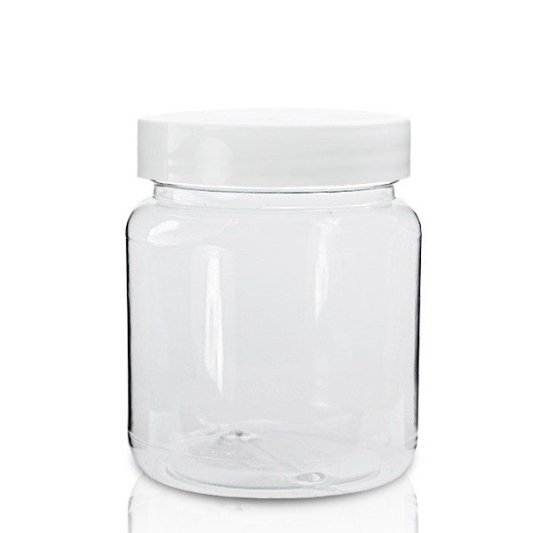 100ml Clear Plastic Jar With Lid