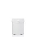 105ml white plastic pill jar