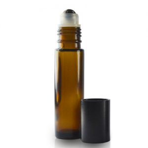 10ml Amber Glass Roller Bottle With Cap