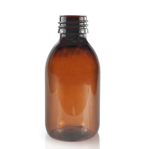 125ml Amber plastic bottle
