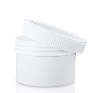 150ml White Plastic Jar With Lid