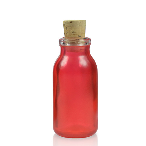 15ml red glass mini bottle