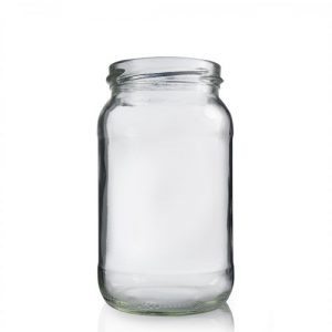 1lb glass food jar