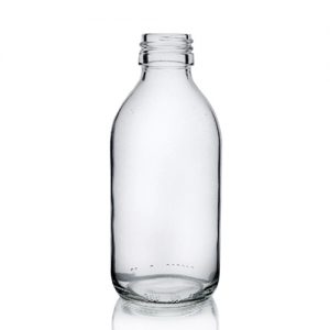 200ml Clear Glass Medicine Bottle