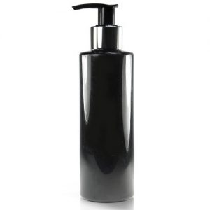 250ml Black Bottle With Lotion Pump