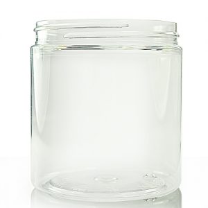 250ml Clear Plastic Jar