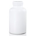 250ml white pill jar with lid