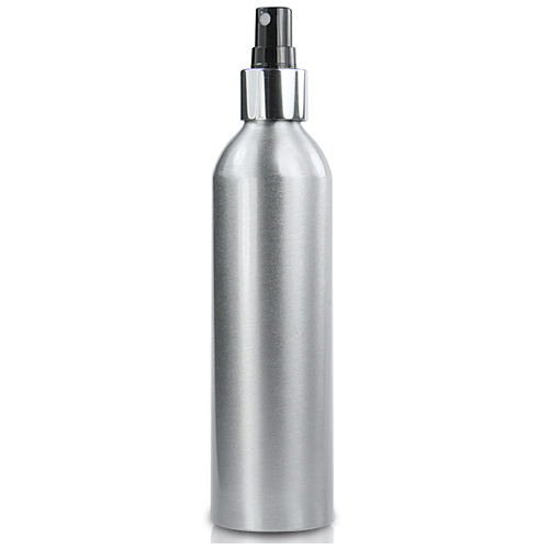 300ml Aluminium Bottle With Silver Atomiser Spray