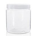 300ml Clear Plastic Jar With Lid