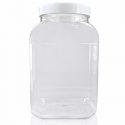 4 Litre Clear Plastic Sweet Jar