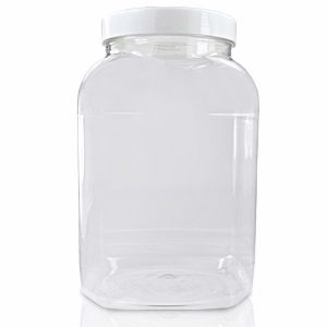 4 Litre Clear Plastic Sweet Jar