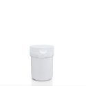 49ml white plastic pill jar