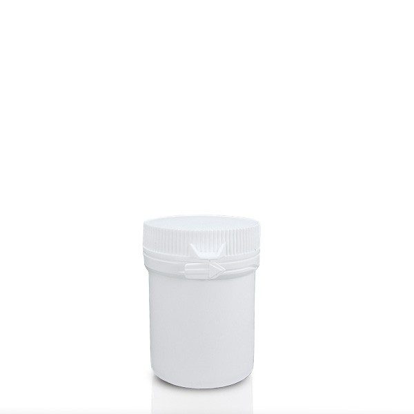 49ml white plastic pill jar