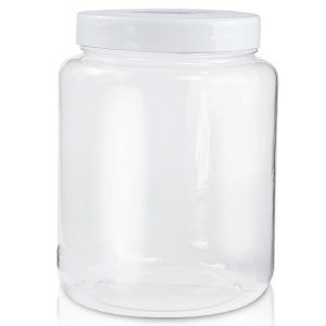 500ml Clear Plastic Jar With Lid