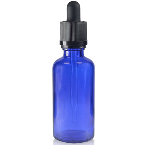 50ml Blue Dropper Bottle With Straight Tip Pipette