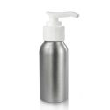 50ml Brushed Aluminium Lotion Bottle