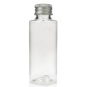 50ml Clear PET Tubular Bottle w Aluminium Screw Cap