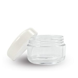 6ml Clear Plastic Jar With Lid
