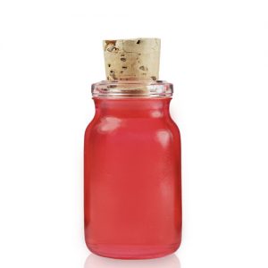 7ml red mini glass bottle