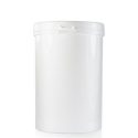 265ml white plastic pill jar