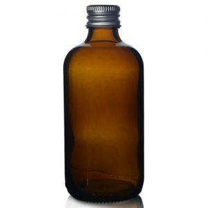 100ml Amber Dropper Bottle With Aluminium Cap