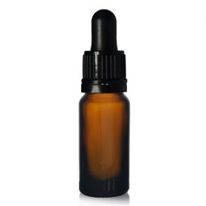 10ml Amber Dropper Bottle With Tamper Evident Pipette