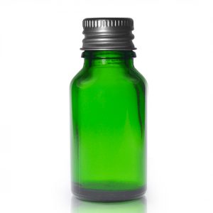 15ml green glass dropper bottle