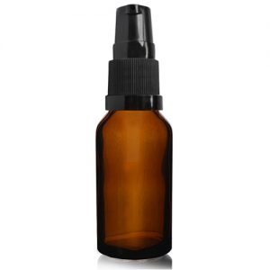 20ml Amber Glass Dropper Bottle With Lotion Pump