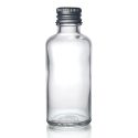 50ml Clear Glass Dropper Bottle With Screw Cap